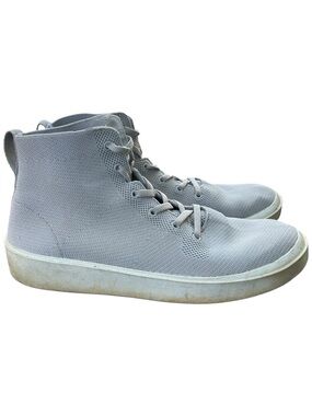 BYLT Premium Basics Lido Hytop Men's Size 10 Knit Sneakers Gray High Top Shoes